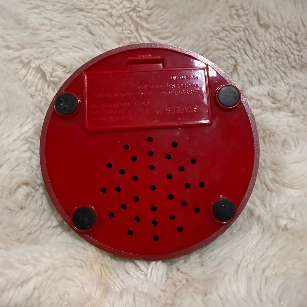 Staples Easy Button, Red/Silver - Picture 3 of 3